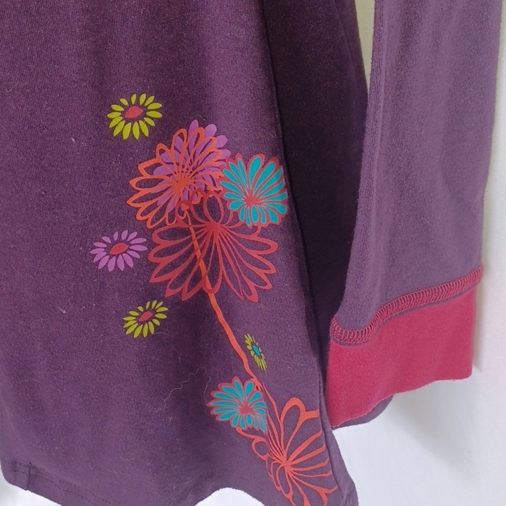 Keawa tunic, embroidered, size M, purple & pink - Picture 3 of 8